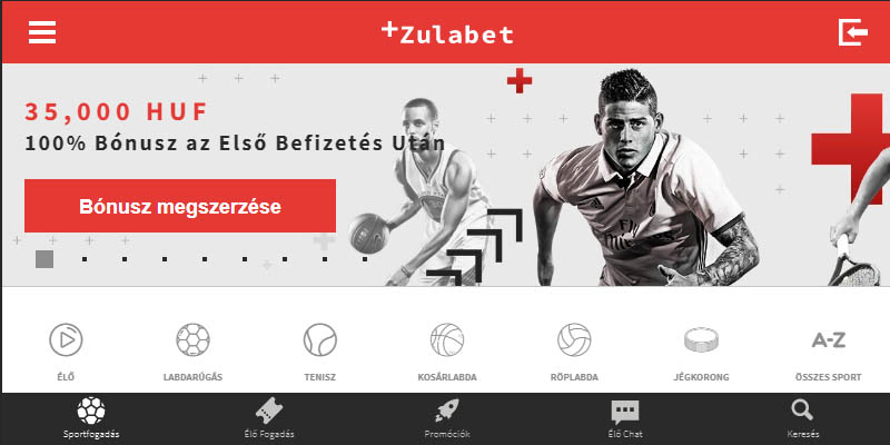 Zulabet mobil sportfogadás app