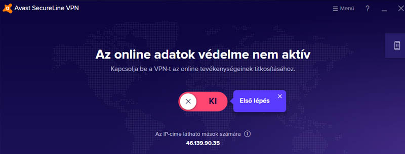 Avast - kapcsold be a VPN