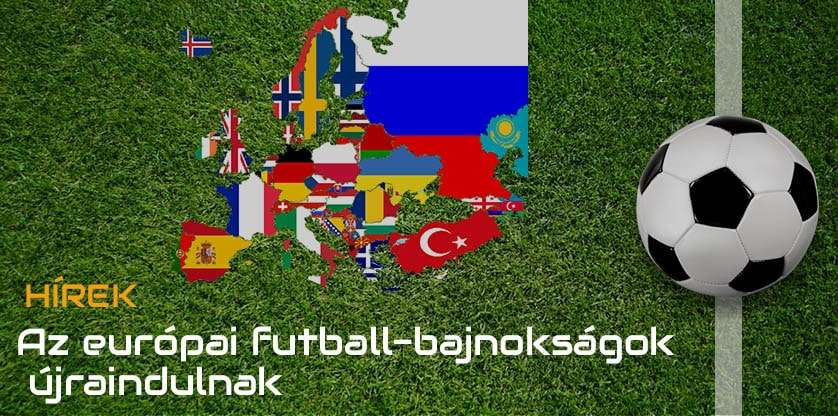 Az európai futball-bajnokságok újraindulnak - 2020