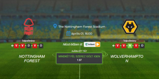 Foci Tippek: Nottingham Forest - Wolverhampton 2023. április 01. - Premier League