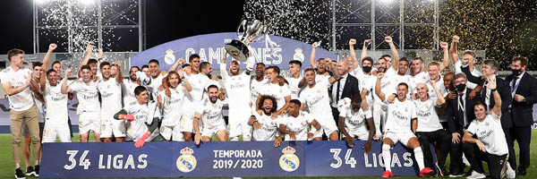 A Real Madrid újra Spanyolország trónján 2020