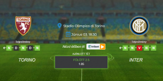 Foci Tippek: Torino - Inter 2023. június 03. - Serie A