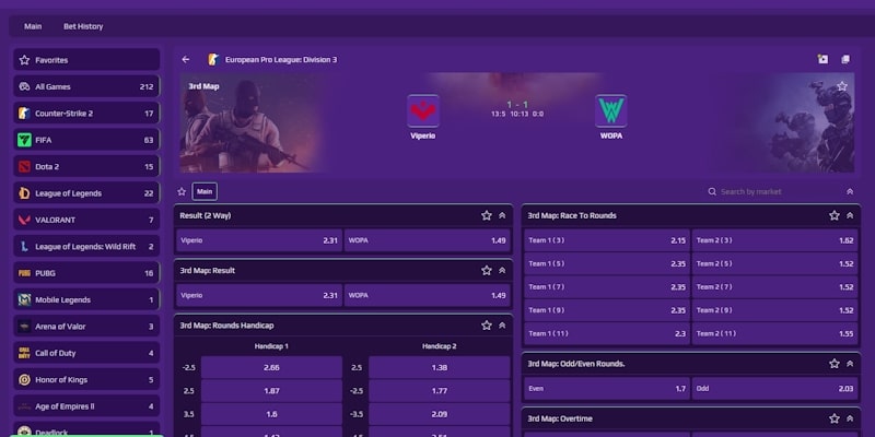 BetPlays esportok