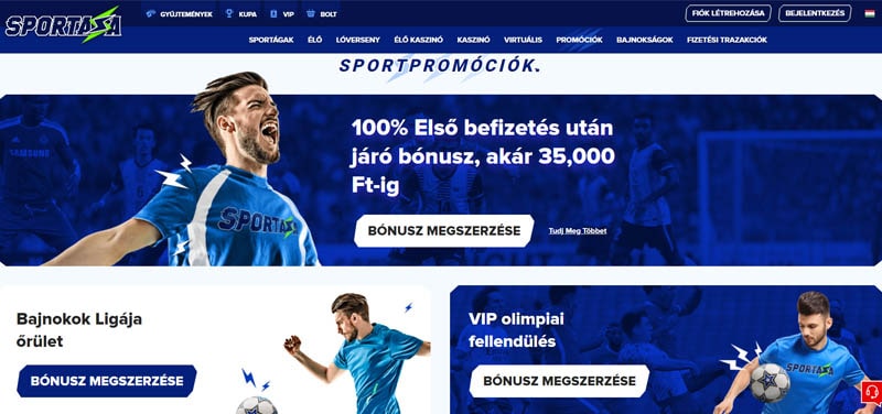 Sportaza sportfogadási bónusz