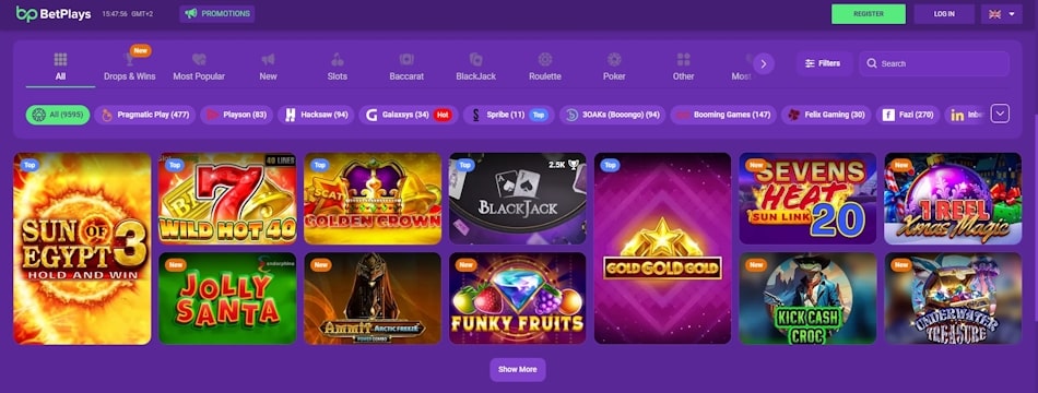 BetPlays kaszinó