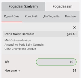 Dachbet fogadószelvény