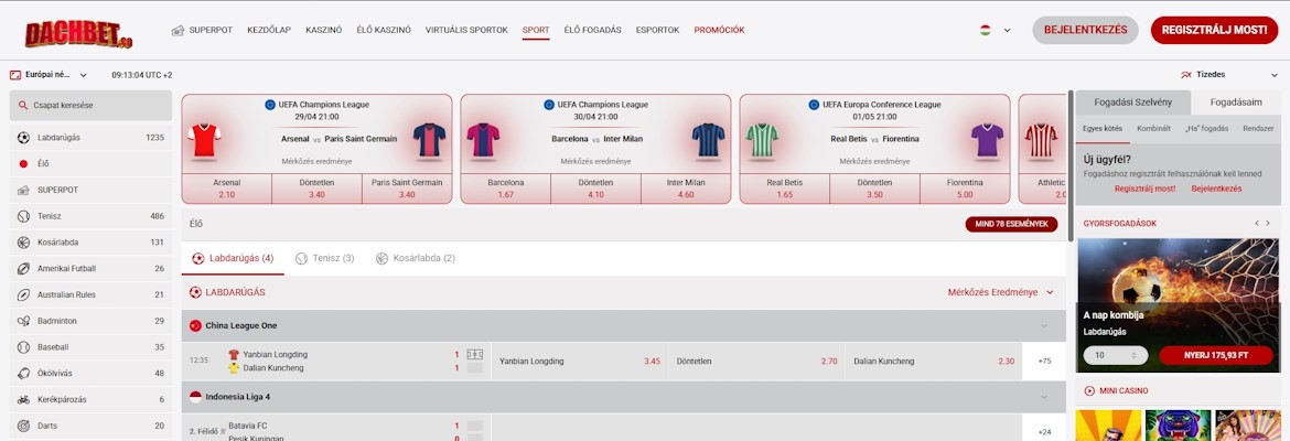 Dachbet sportfogadás