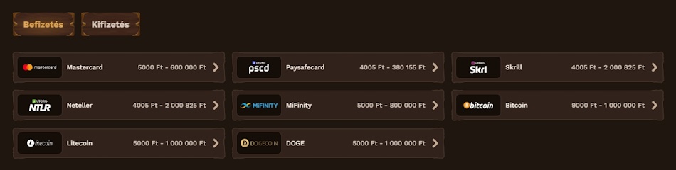 FatPirate fizetési módok