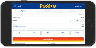 Posido mobil sportfogadás