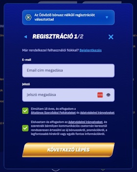 Wonaco regisztráció