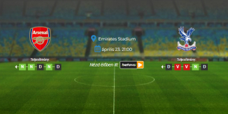 Foci Tippek: Arsenal - Crystal Palace 2025. április 23. - Premier League