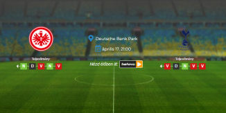 Foci Tippek: Eintracht Frankfurt - Tottenham 2025. április 17. - Európa-liga
