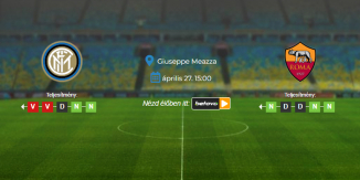 Foci Tippek: Inter - AS Roma 2025. április 27. - Serie A