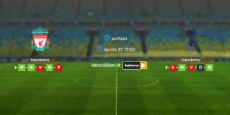 Foci Tippek: Liverpool - Tottenham 2025. április 27. - Premier League
