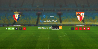 Foci Tippek: Osasuna - Sevilla 2025. április 24. - LaLiga