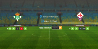 Foci Tippek: Real Betis - Fiorentina 2025. május 01. - Európa-konferencialiga