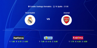 Foci Tippek: Real Madrid - Arsenal 2025. április 16. - Bajnokok Ligája